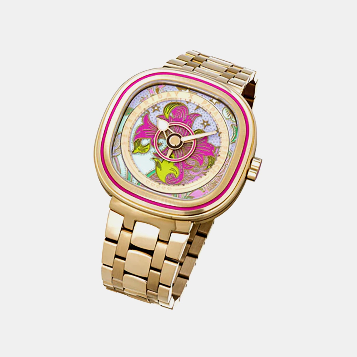 C Series Unisex Quartz Multicolour Dial Analog Stainless Steel Watch C2/01