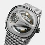 M Series Unisex Automatic Green Dial Analog Stainless Steel Watch ME1/02M