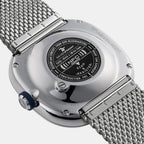 M Series Unisex Automatic Blue Dial Analog Stainless Steel Watch ME1/01M