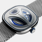 M Series Unisex Automatic Blue Dial Analog Stainless Steel Watch ME1/01M