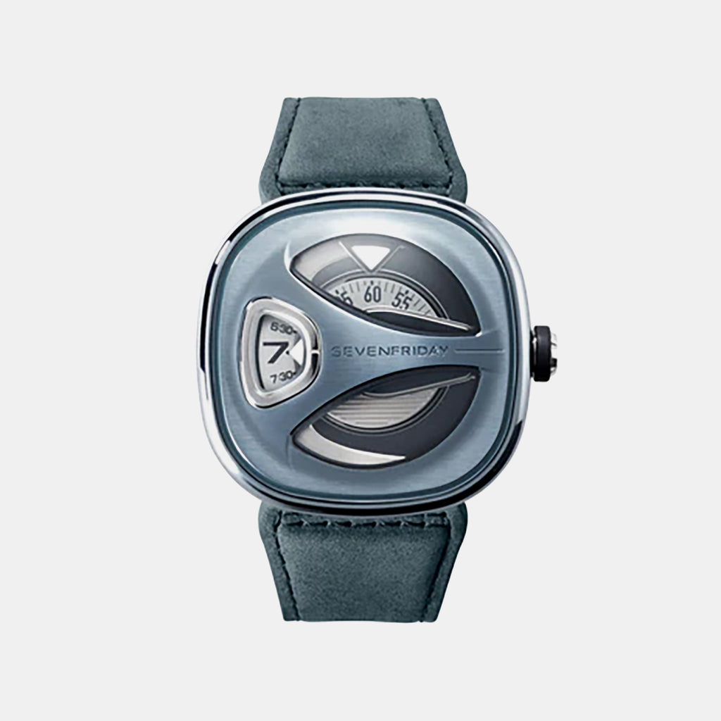 M Series Unisex Automatic Blue Dial Analog Stainless Steel Watch ME3/01