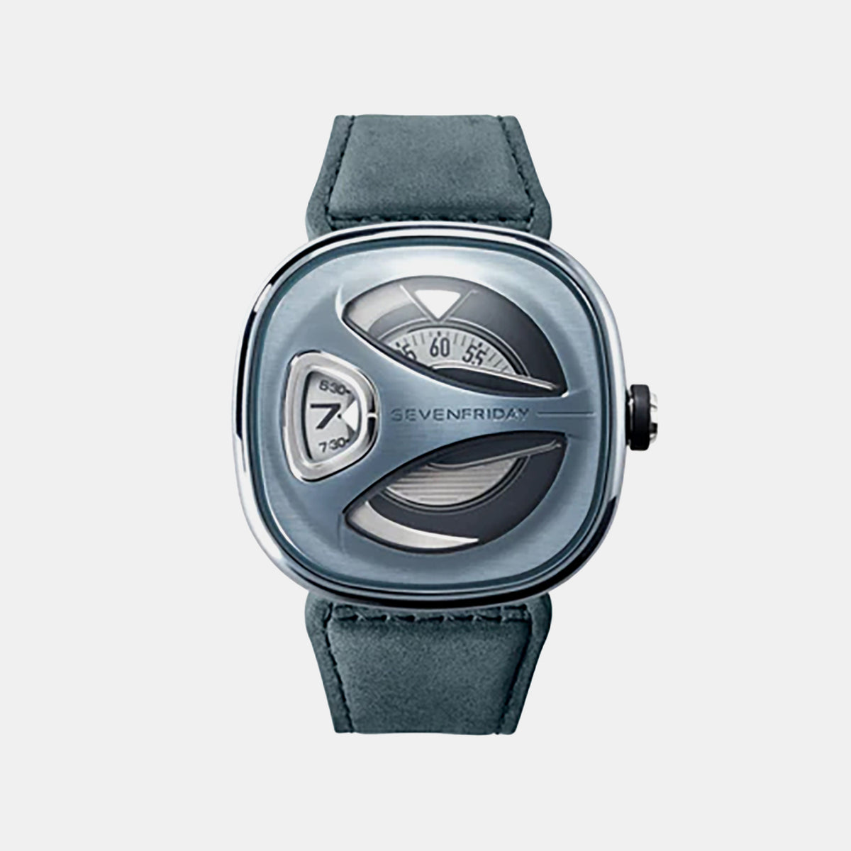 M Series Unisex Automatic Blue Dial Analog Leather Watch ME3-01