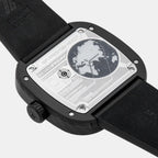 P Series Unisex Automatic Black Dial Analog Leather Watch PS3/02