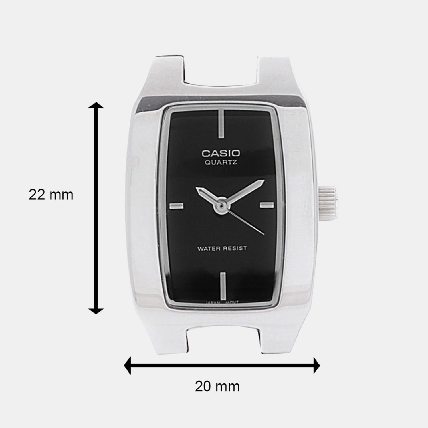 Enticer Women Quartz Black Dial Analog Stainless Steel Watch SH18