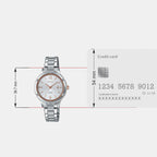 Sheen Women Quartz White Dial Analog Stainless Steel Watch SH205