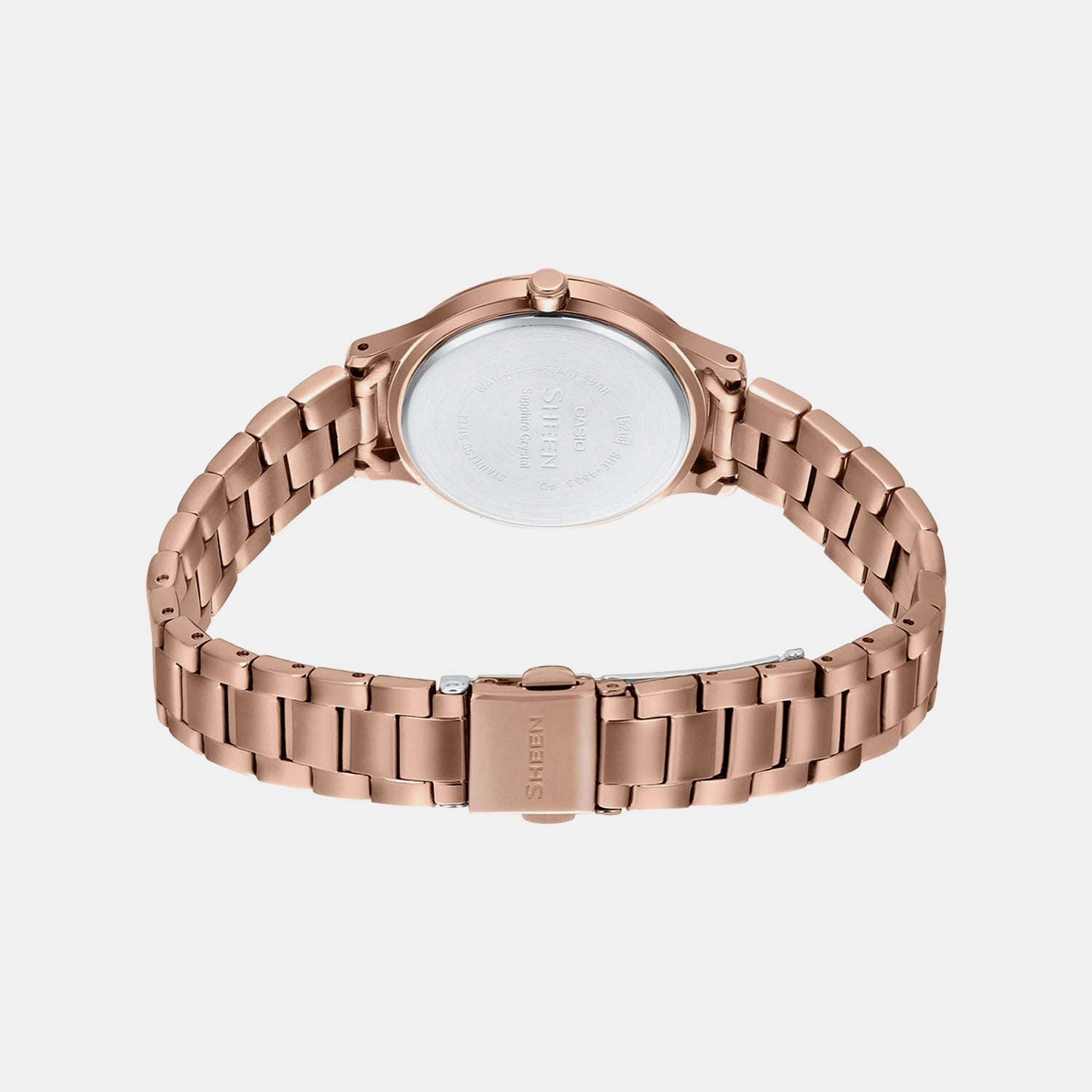 Sheen Women Quartz Pink Dial Analog Stainless Steel Watch SH206