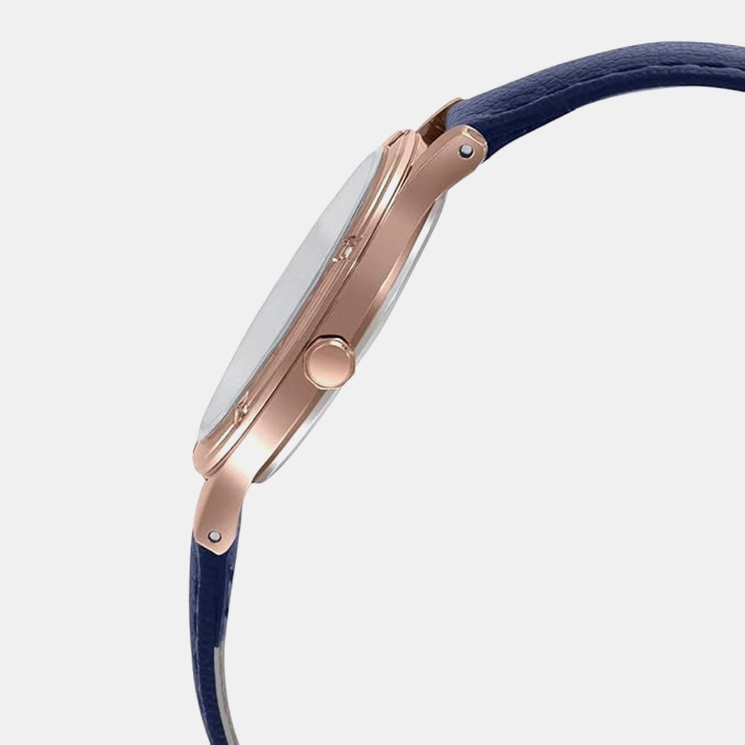 Sheen Women Quartz White Dial Analog Leather Watch SH208