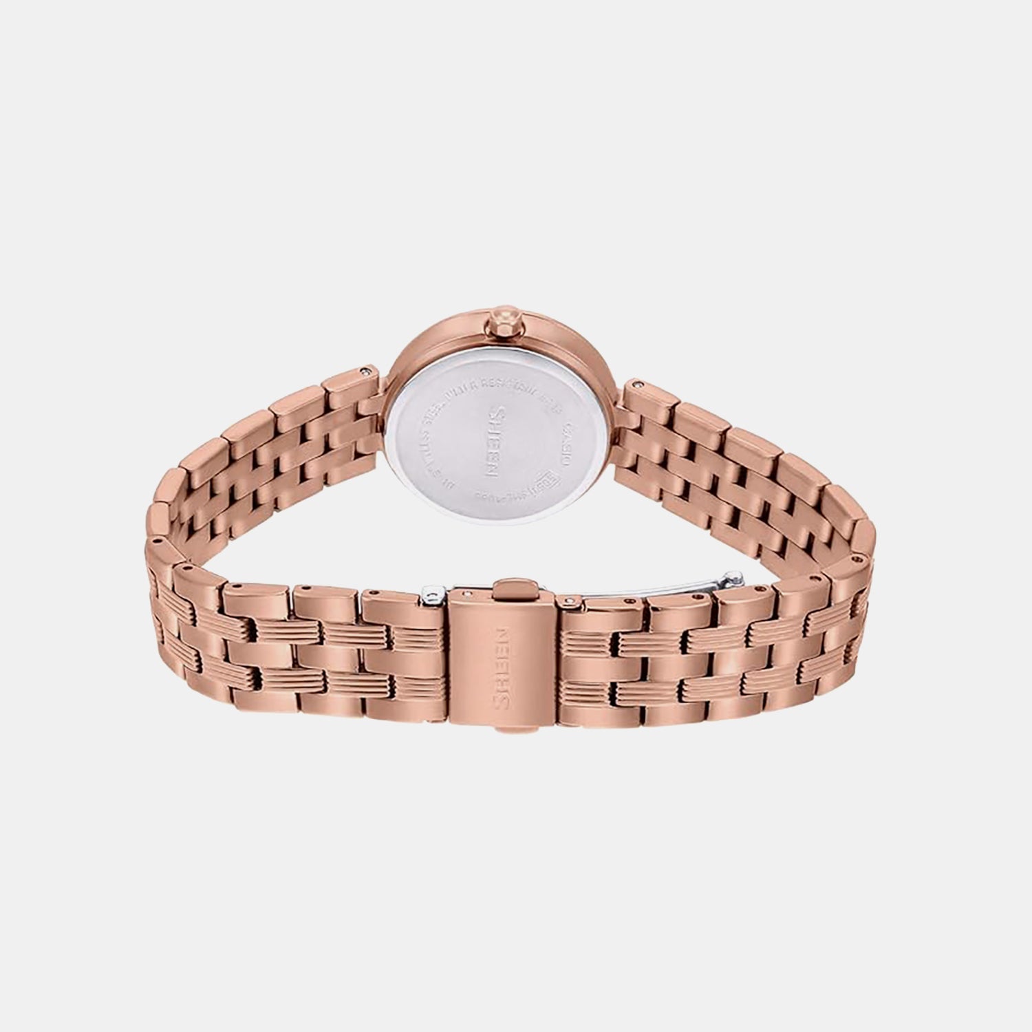 Sheen Women Quartz Pink Dial Analog Stainless Steel Watch SH225