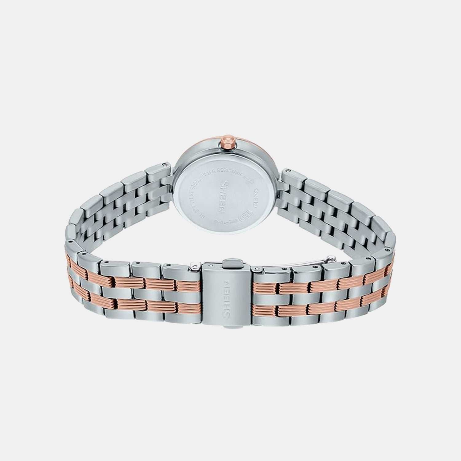 Sheen Women Quartz White Dial Analog Stainless Steel Watch SH227