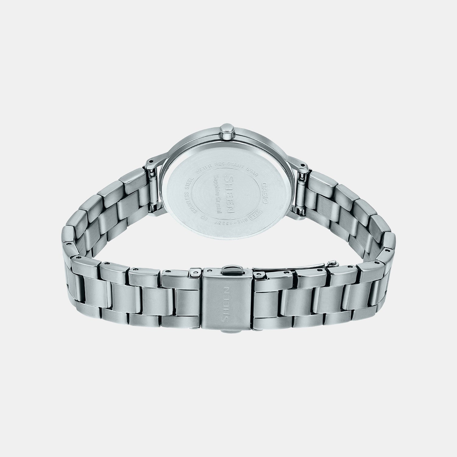 Sheen Women Quartz Blue Dial Analog Stainless Steel Watch SH228