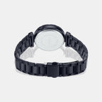 Sheen Women Quartz Black Dial Chronograph Stainless Steel Watch SH238