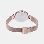 Sheen Women Quartz Pink Dial Analog Stainless Steel Watch SH241