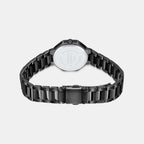 Sheen Women Quartz Black Dial Analog Stainless Steel Watch SH243
