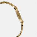 Sheen Women Quartz Gold Dial Analog Stainless Steel Watch SH248