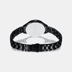 Sheen Women Quartz Black Dial Analog Stainless Steel Watch SH251