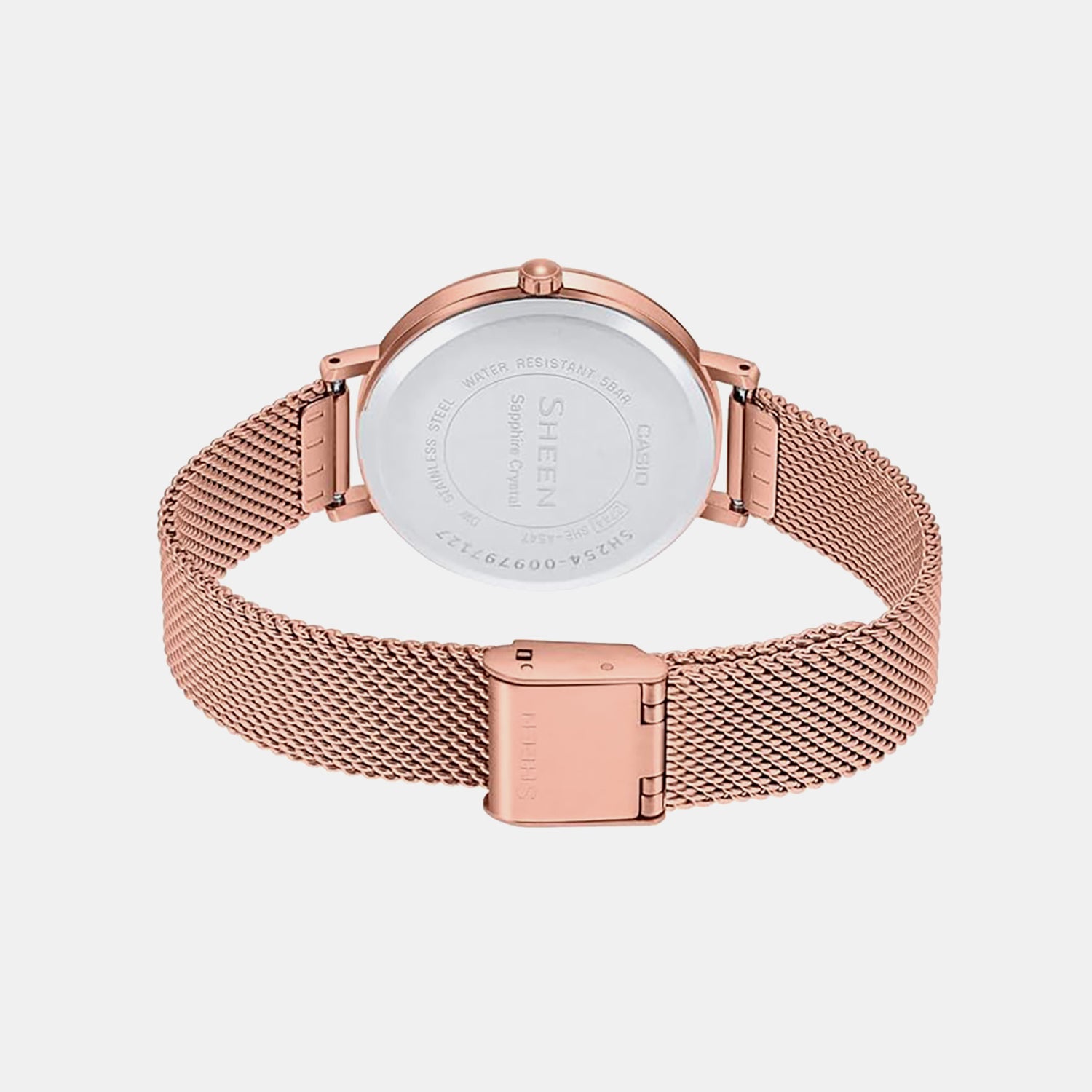 Sheen Women Quartz Pink Dial Analog Stainless Steel Watch SH254