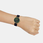 Sheen Women Quartz Green Dial Analog Leather Watch SH257