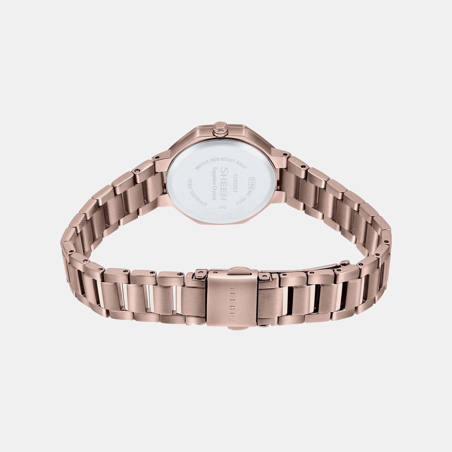 Sheen Women Quartz Pink Dial Analog Stainless Steel Watch SH258