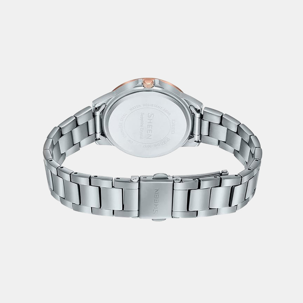 Sheen Women Quartz Pink Dial Chronograph Stainless Steel Watch SH262