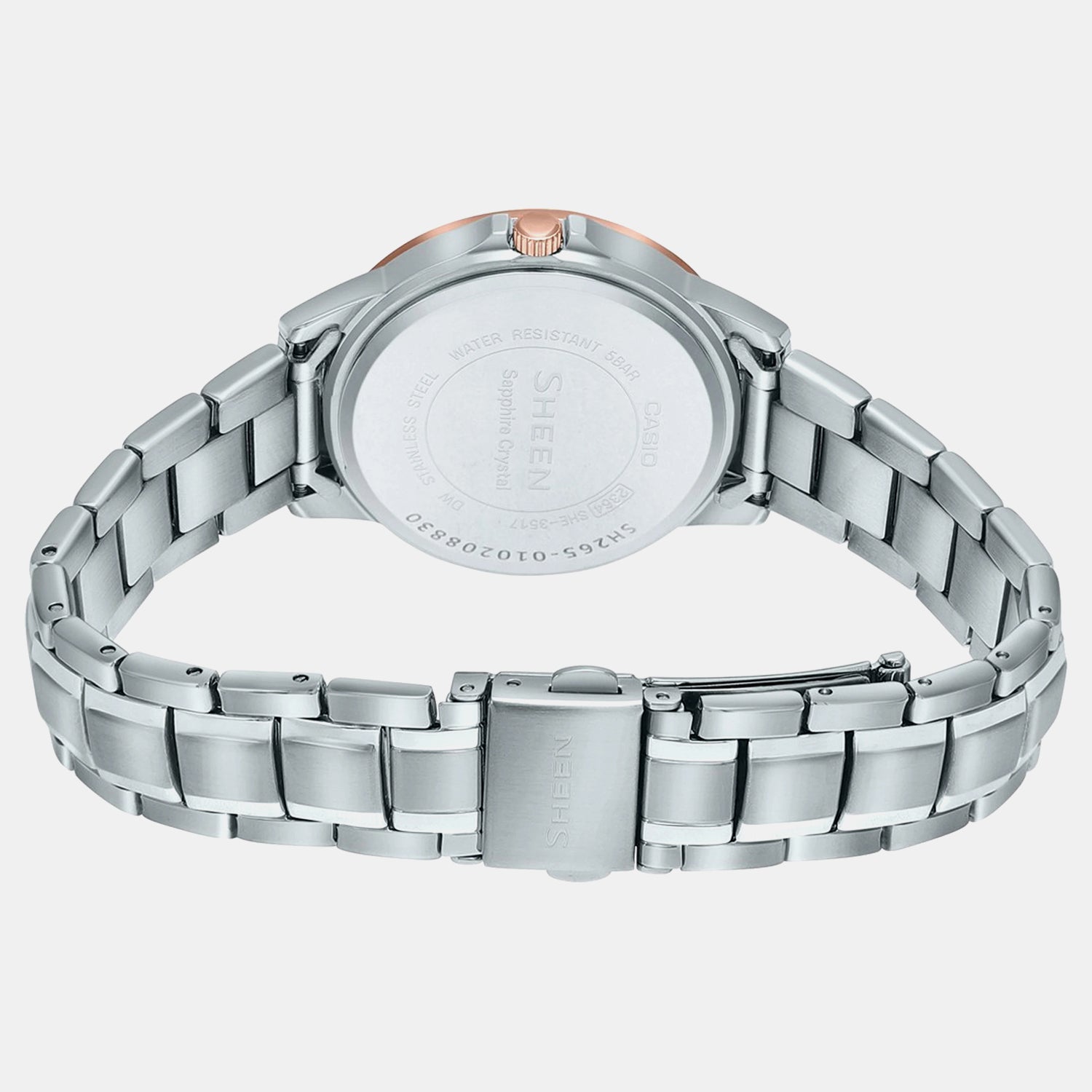 Sheen Women Quartz Pink Dial Chronograph Stainless Steel Watch SH265