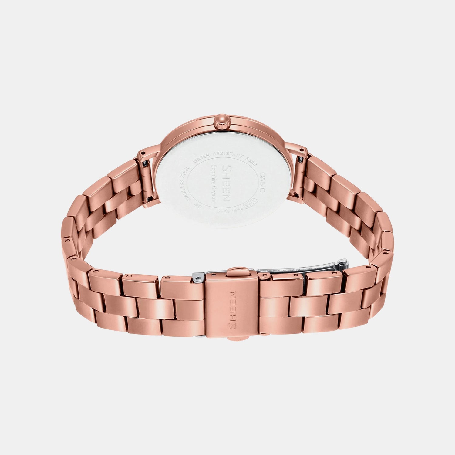 Sheen Women Quartz Pink Dial Analog Stainless Steel Watch SH269