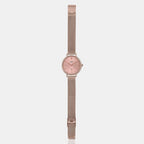 Sheen Women Quartz Pink Dial Analog Stainless Steel Watch SH279