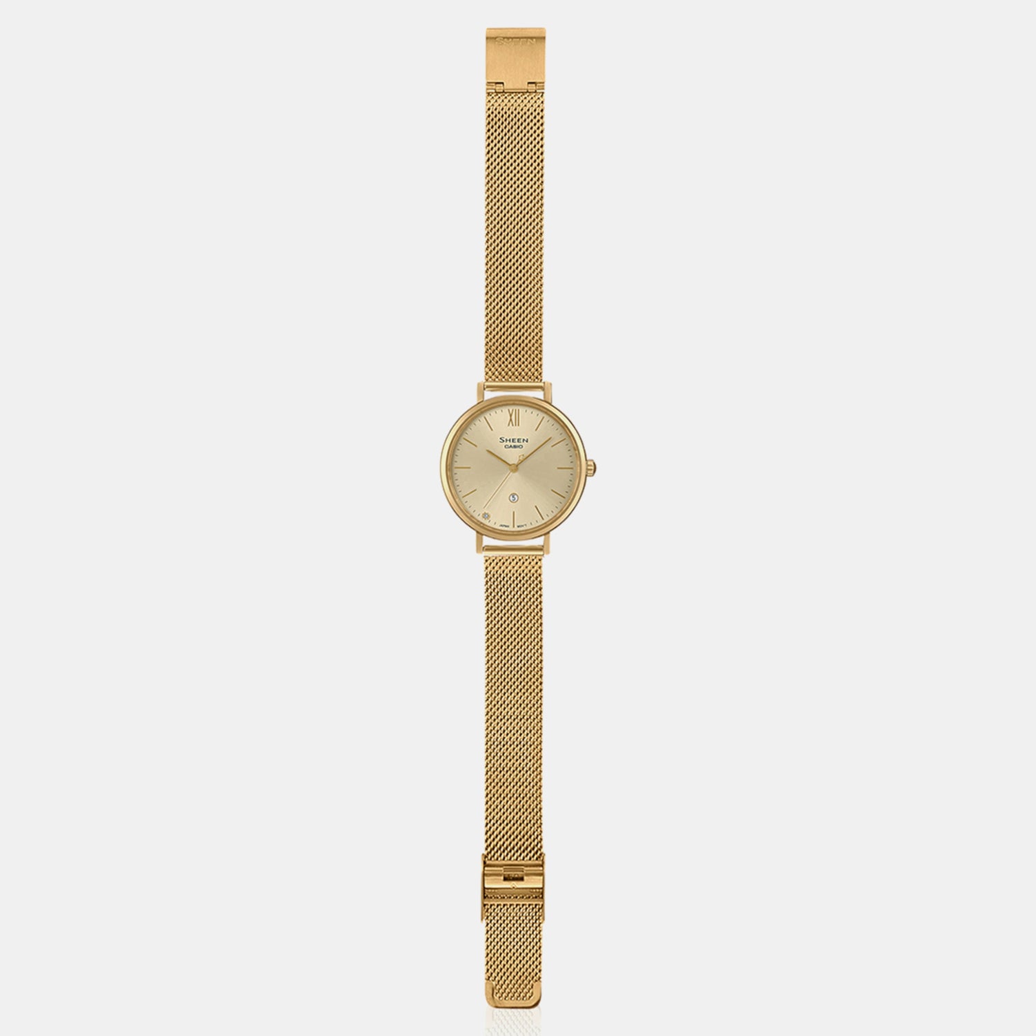 Sheen Women Quartz Gold Dial Analog Watch SH280