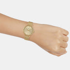 Sheen Women Quartz Gold Dial Analog Watch SH280