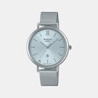 Casio Round Silver Analog watch