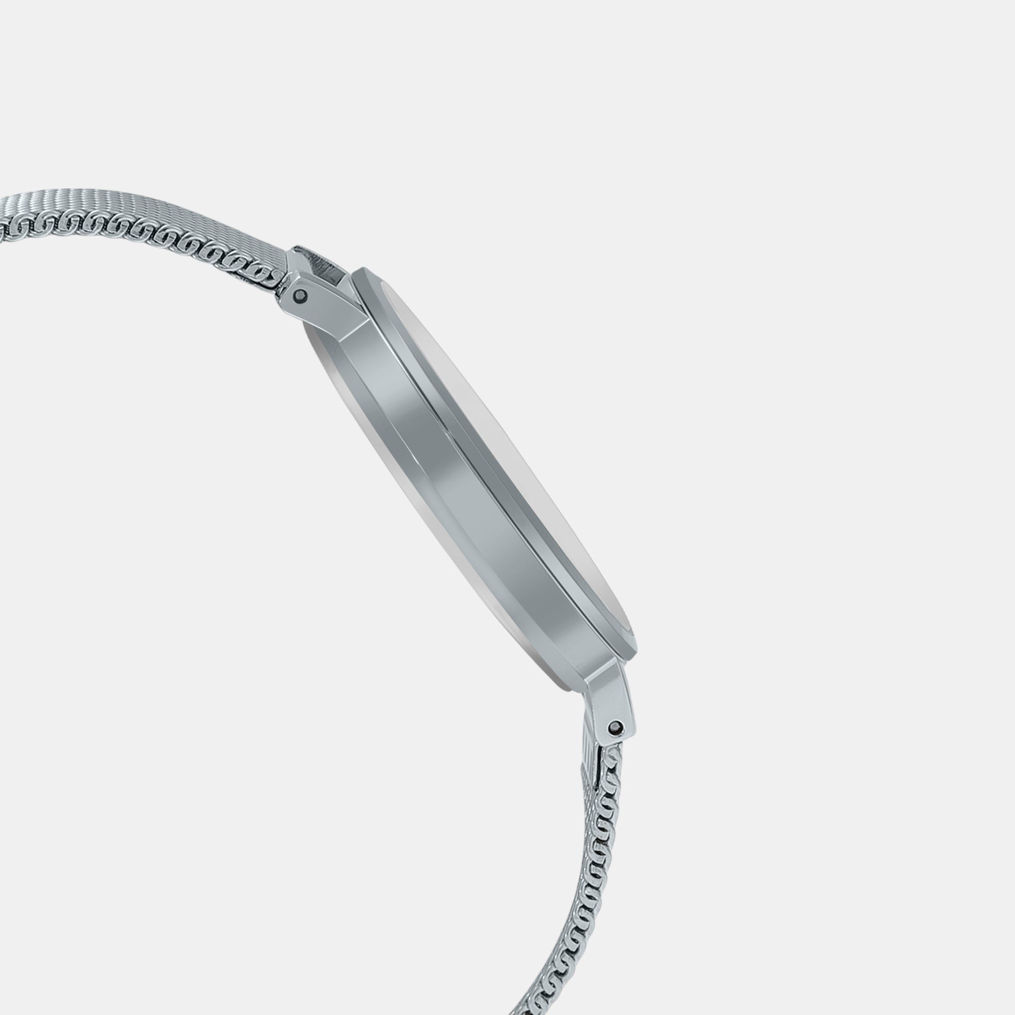 Casio Women Round Silver watch