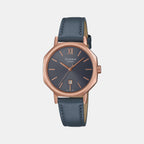 Sheen Women Quartz Grey Dial Analog Leather Watch SH291