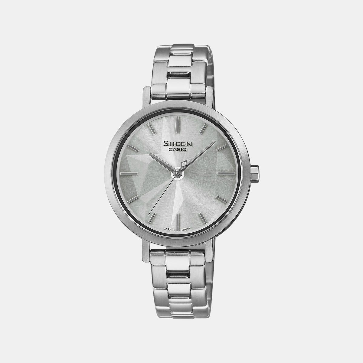 Casio Round Silver Analog watch