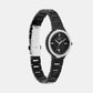Sheen Women Quartz Black Dial Analog Stainless Steel Watch SH304