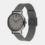 Sheen Women Quartz Grey Dial Analog Mesh Watch SH315