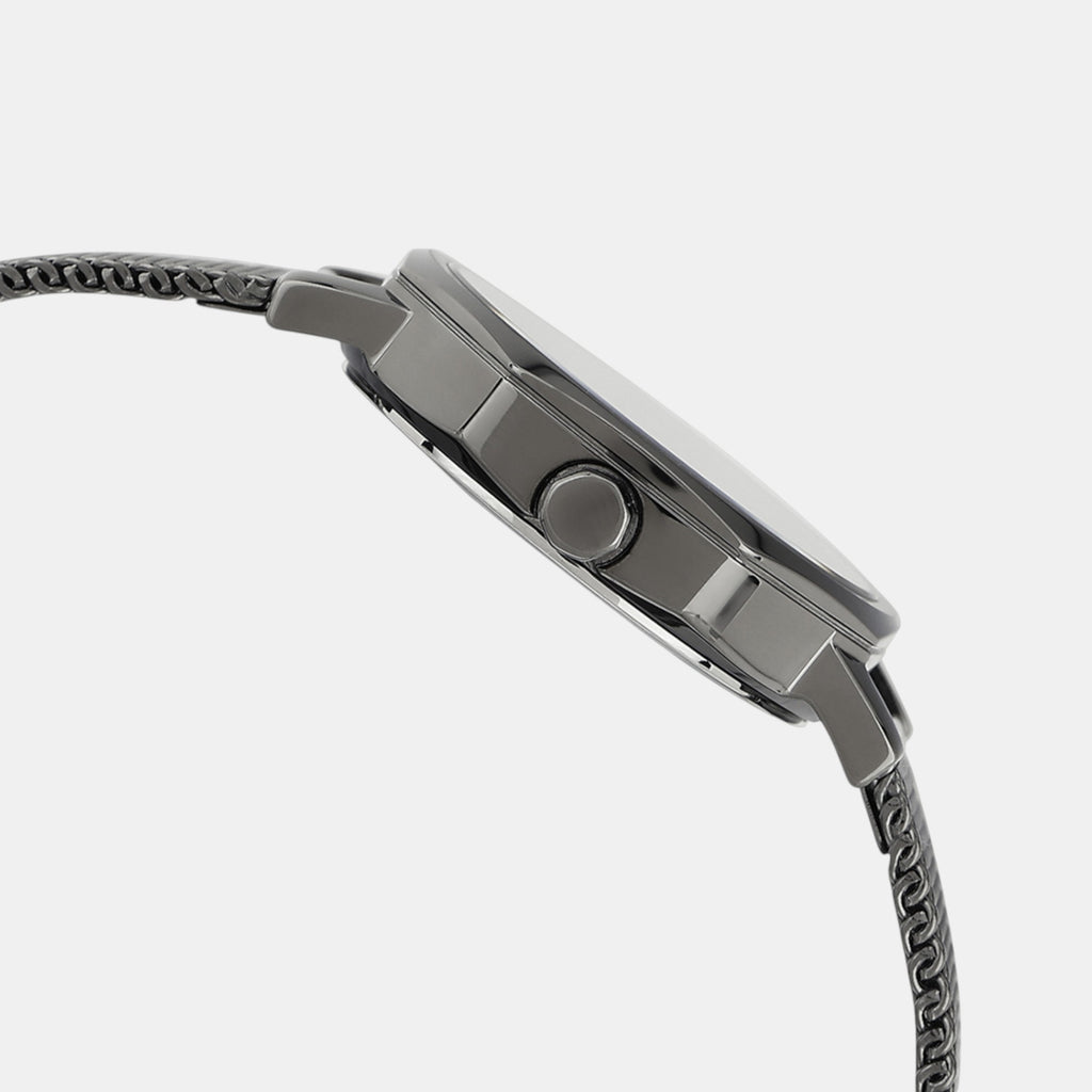 Sheen Women Quartz Grey Dial Analog Mesh Watch SH315