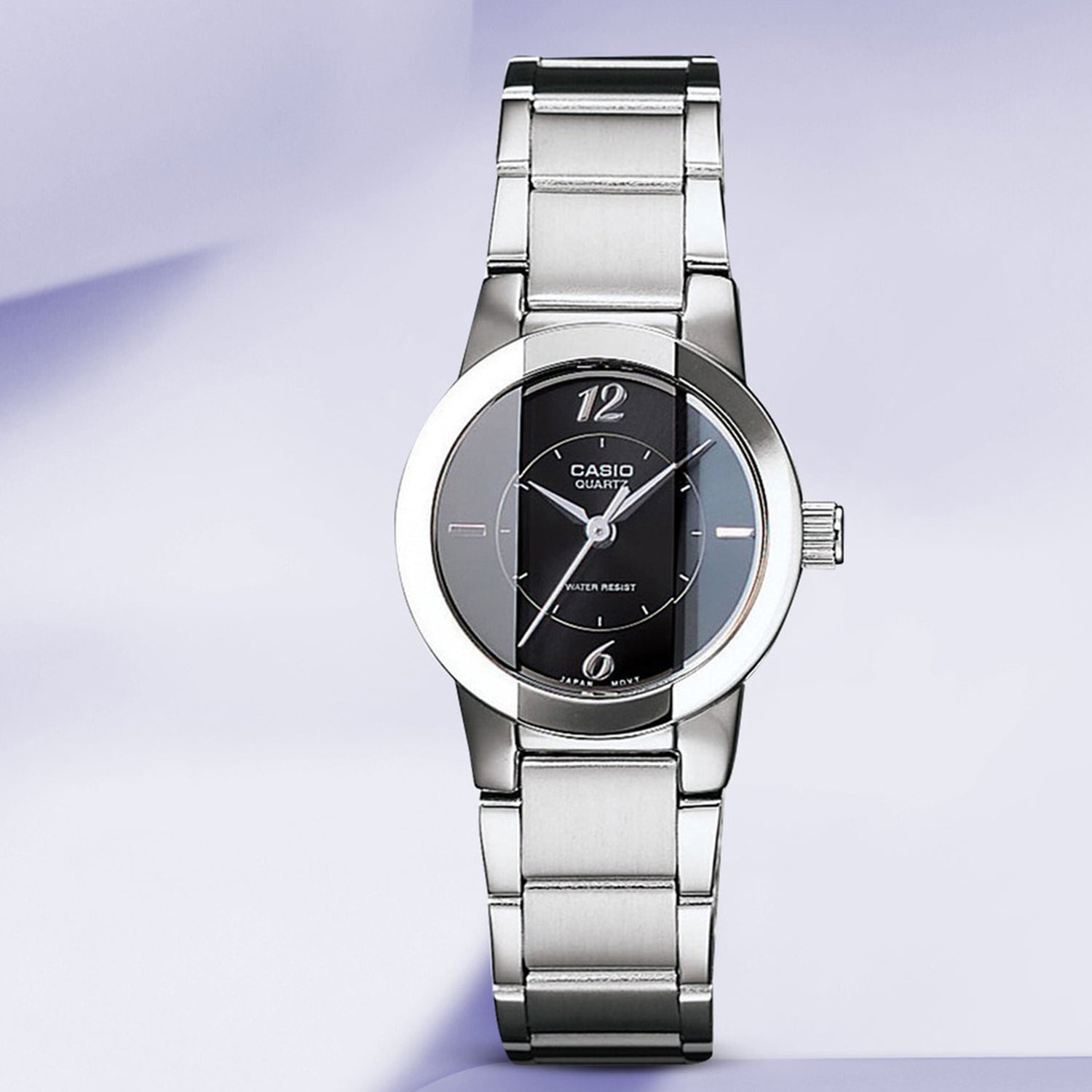 Enticer Women Quartz Black Dial Analog Stainless Steel Watch SH33