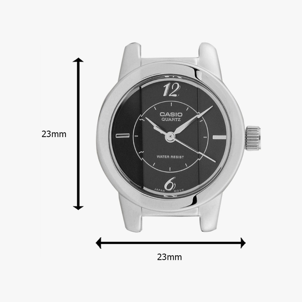 Enticer Women Quartz Black Dial Analog Stainless Steel Watch SH33