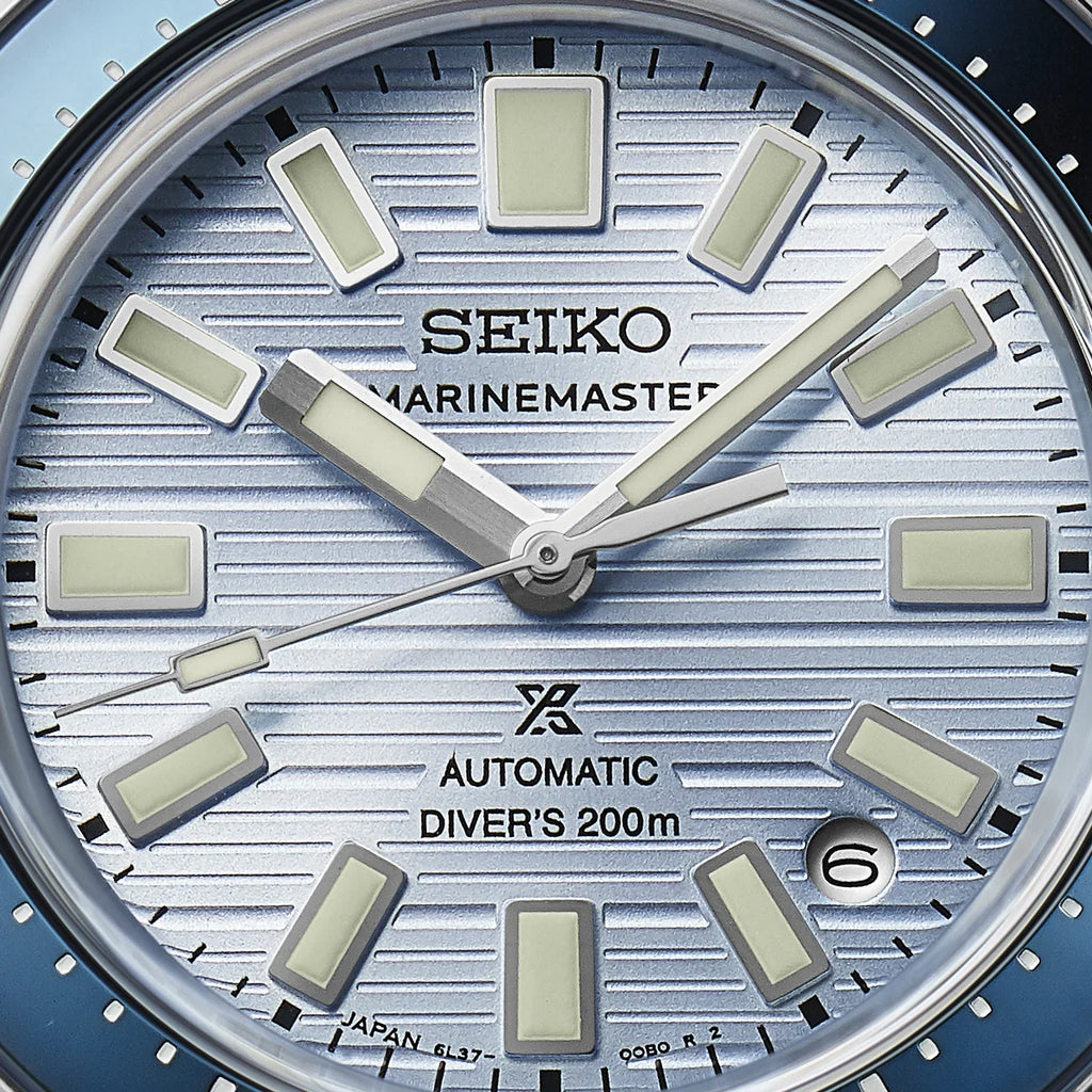 Prospex Marinemaster Men Automatic Blue Dial Analog Stainless Steel Watch SJE099J1