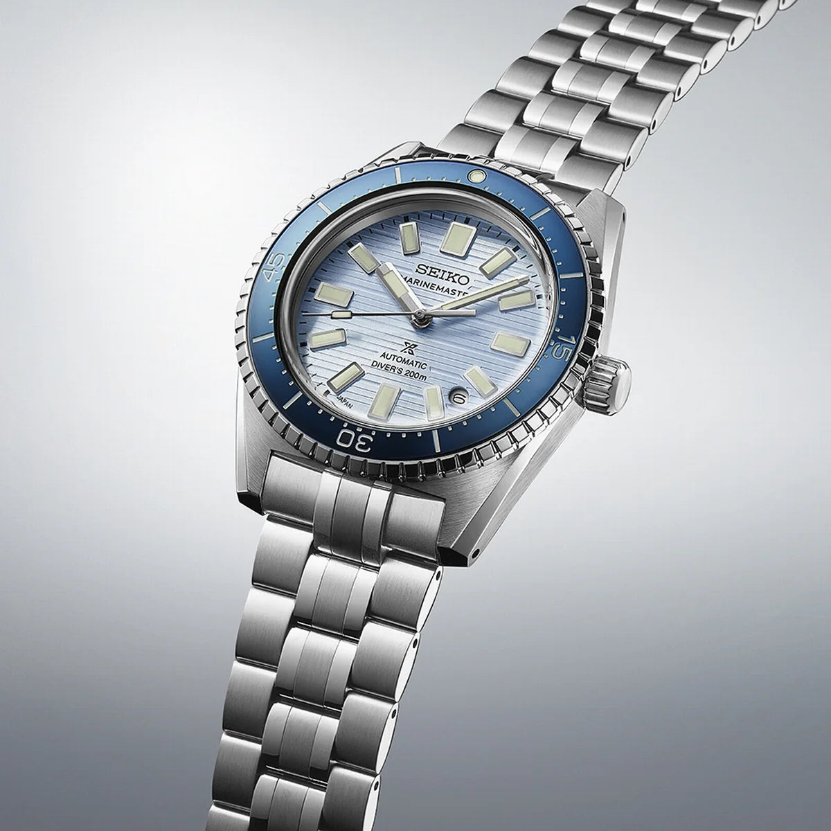 Prospex Marinemaster Men Automatic Blue Dial Analog Stainless Steel Watch SJE099J1