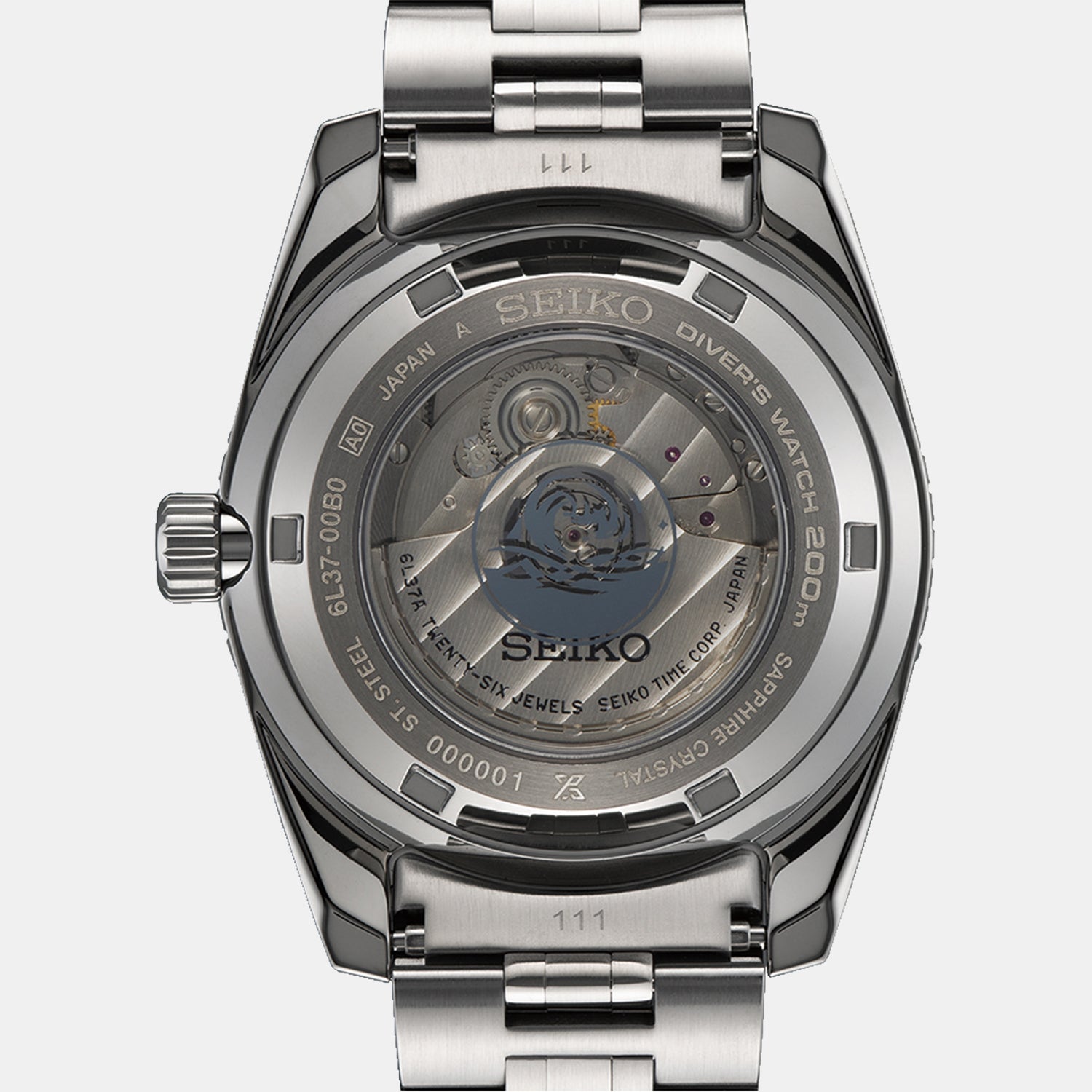Prospex Marinemaster Men Automatic Grey Dial Analog Stainless Steel Watch SJE117J1