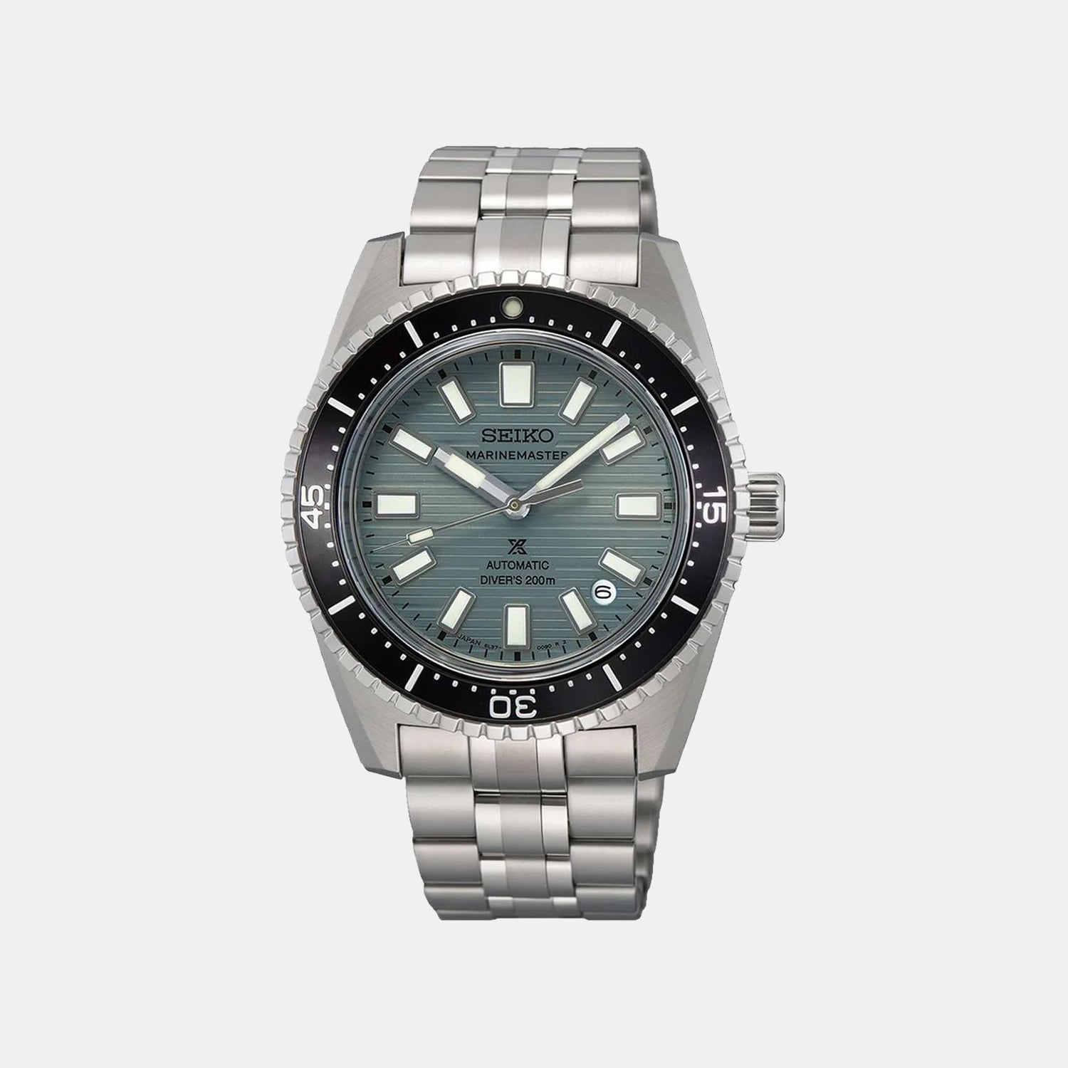 Prospex Marinemaster Men Automatic Grey Dial Analog Stainless Steel Watch SJE117J1