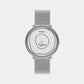 Female Silver Analog Mesh Watch SKL2003