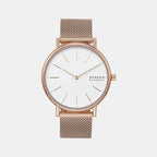 Signatur Women Quartz White Dial Analog Mesh Watch SKW2784