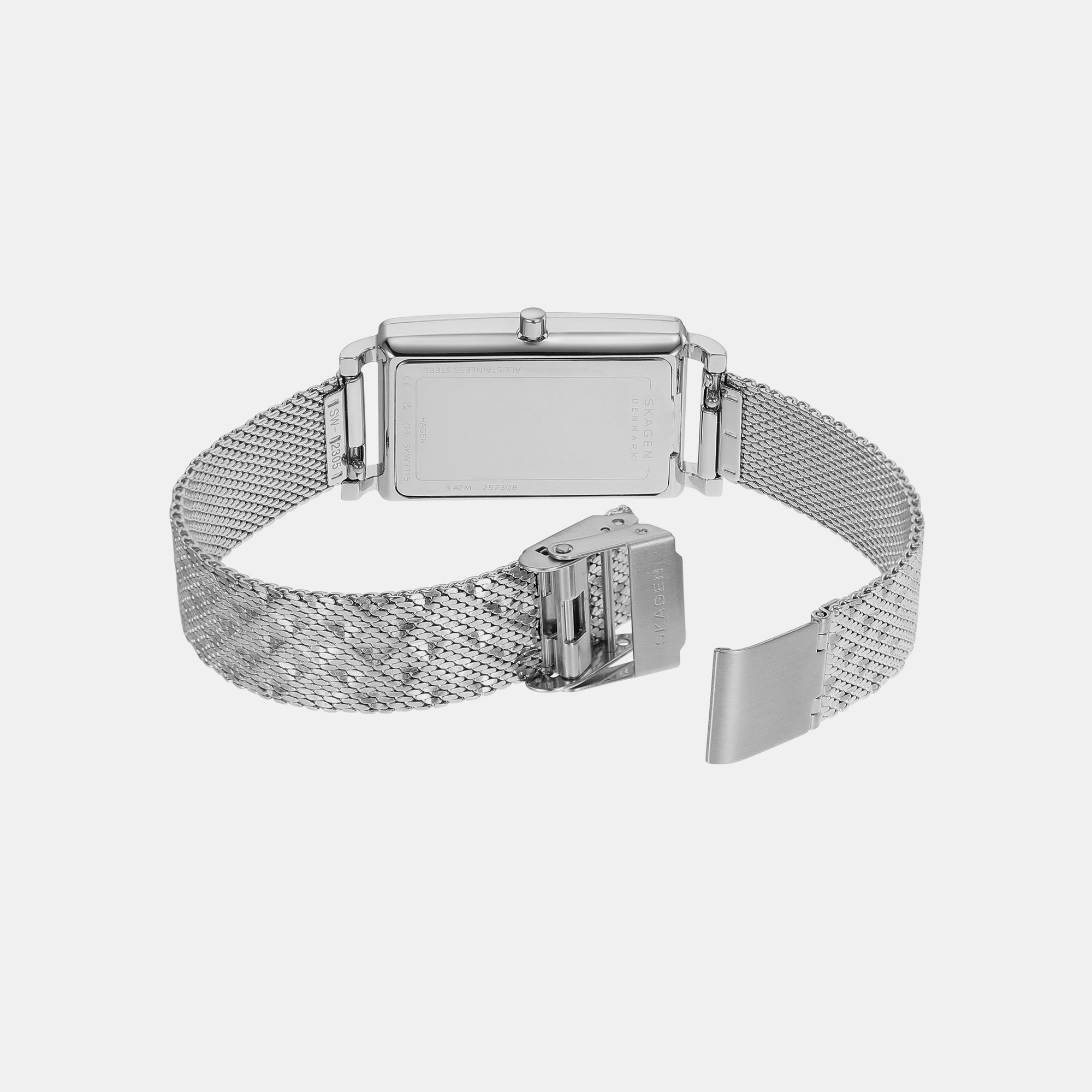 Skagen Women Square Silver watch