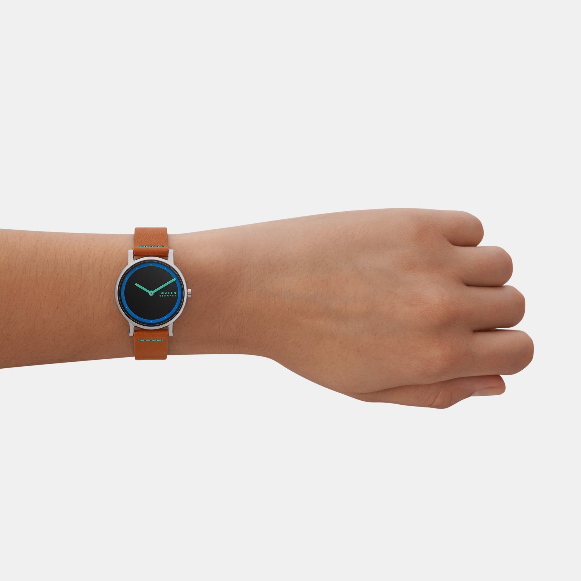 Skagen Leather Black watch