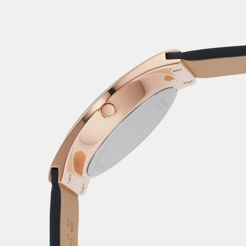 Skagen 37 mm Blue Quartz watch