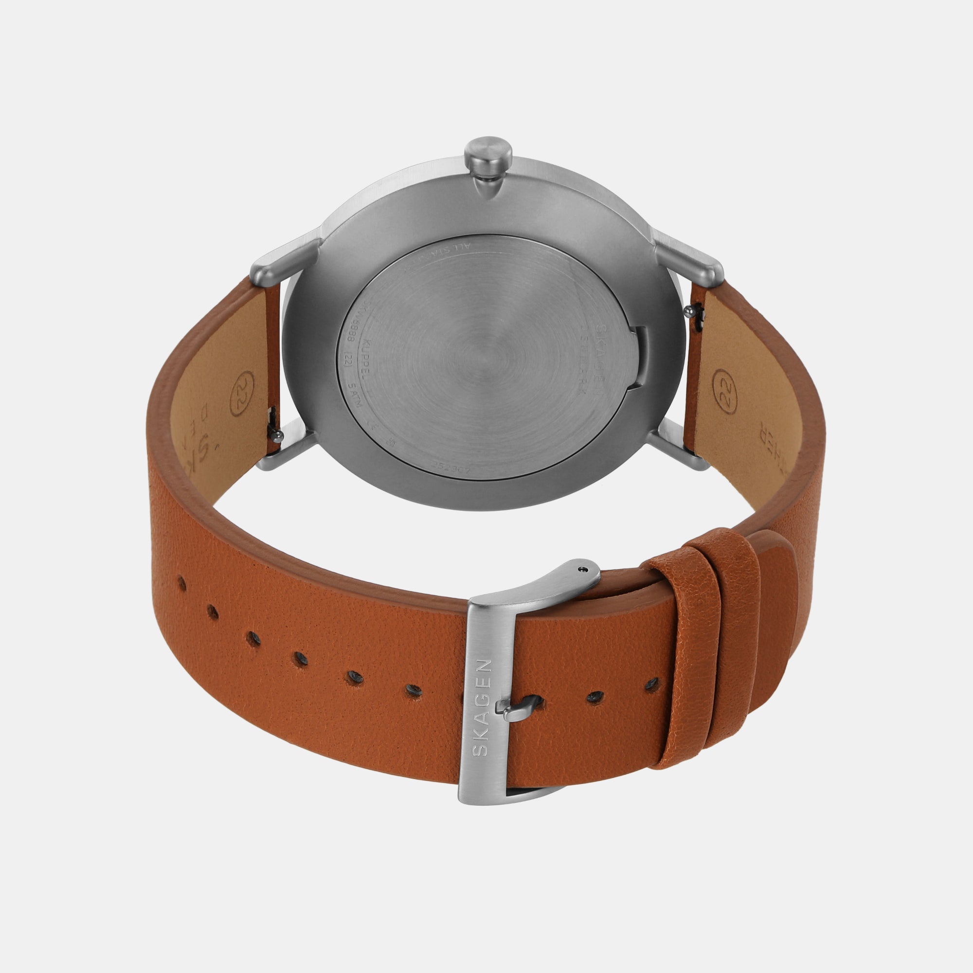 Skagen Leather Blue watch