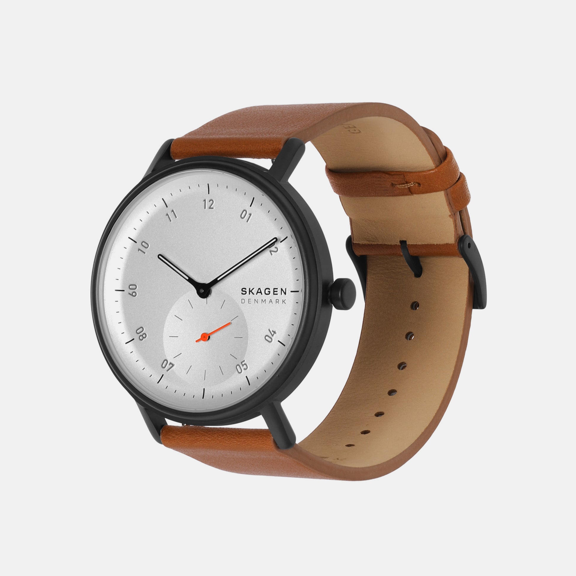 Two-Hand Sub-Second White SKW6889 In Kuppel Watch Just – Time Male Leather