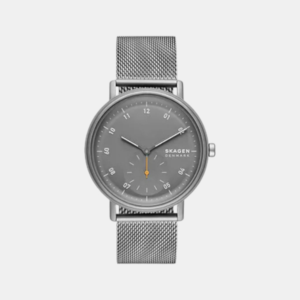 Kuppel Men Quartz Grey Dial Analog Stainless Steel Watch SKW6891