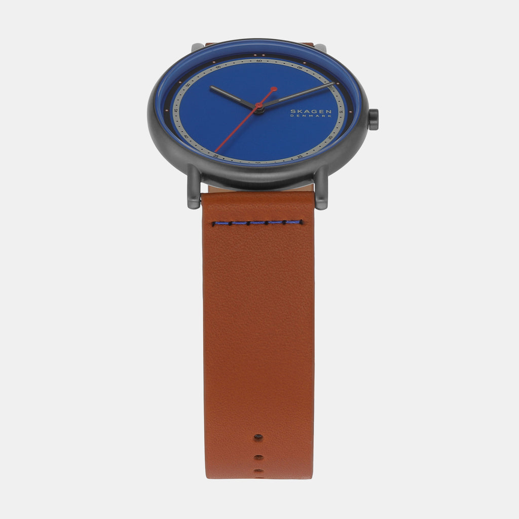 Skagen Leather Grey watch